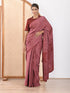 MULMUL ARUSHA BLOCK PRINTED MODAL SATIN SAREE MULMUL ARUSHA BLOCK PRINTED MODAL SATIN SAREE